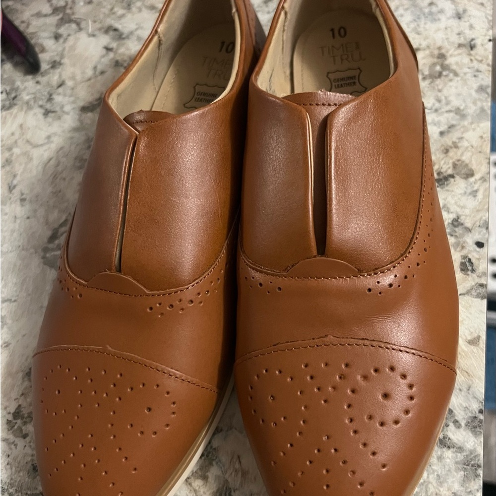 Tan Leather  Shoes